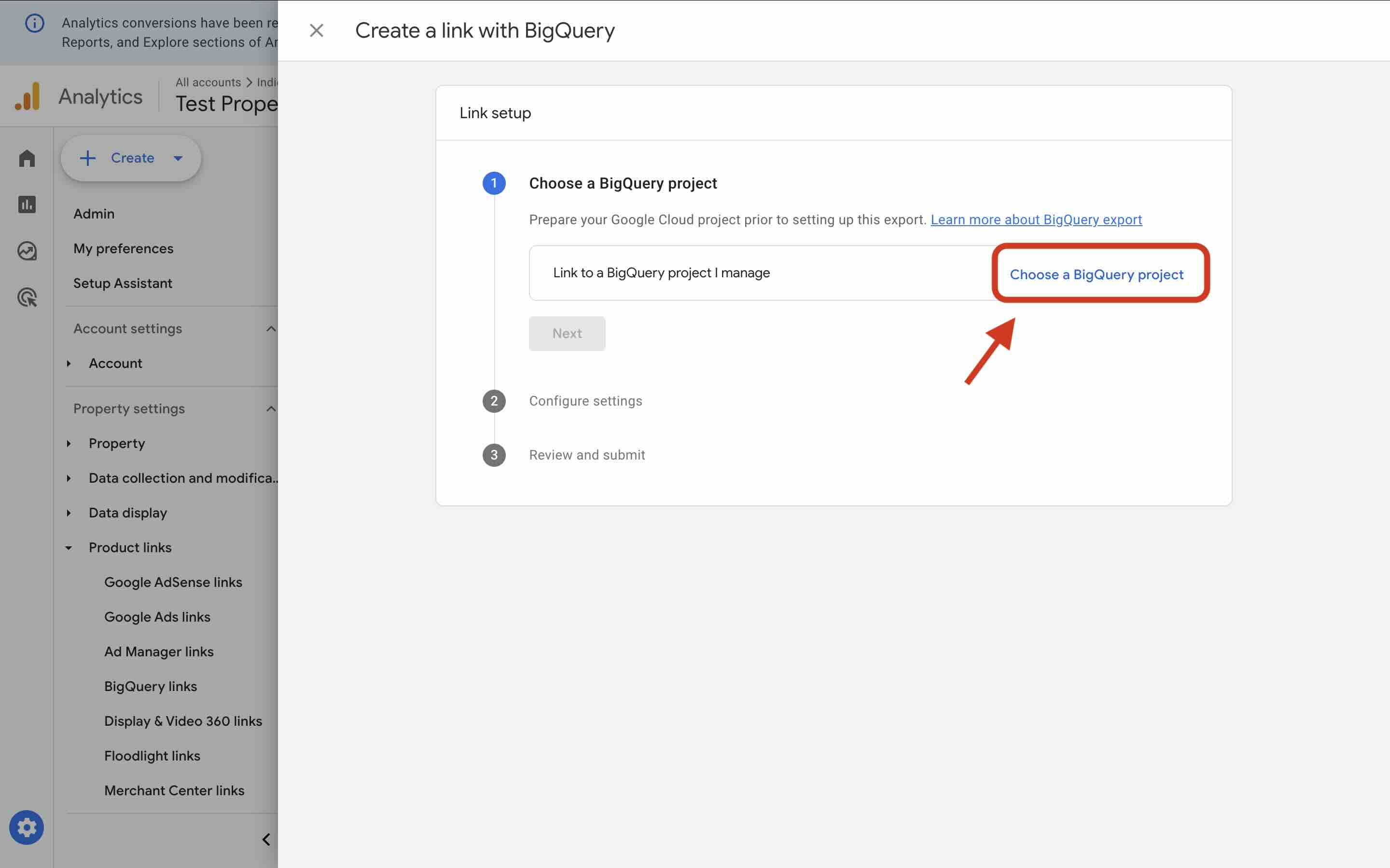 Creating Google Cloud Project